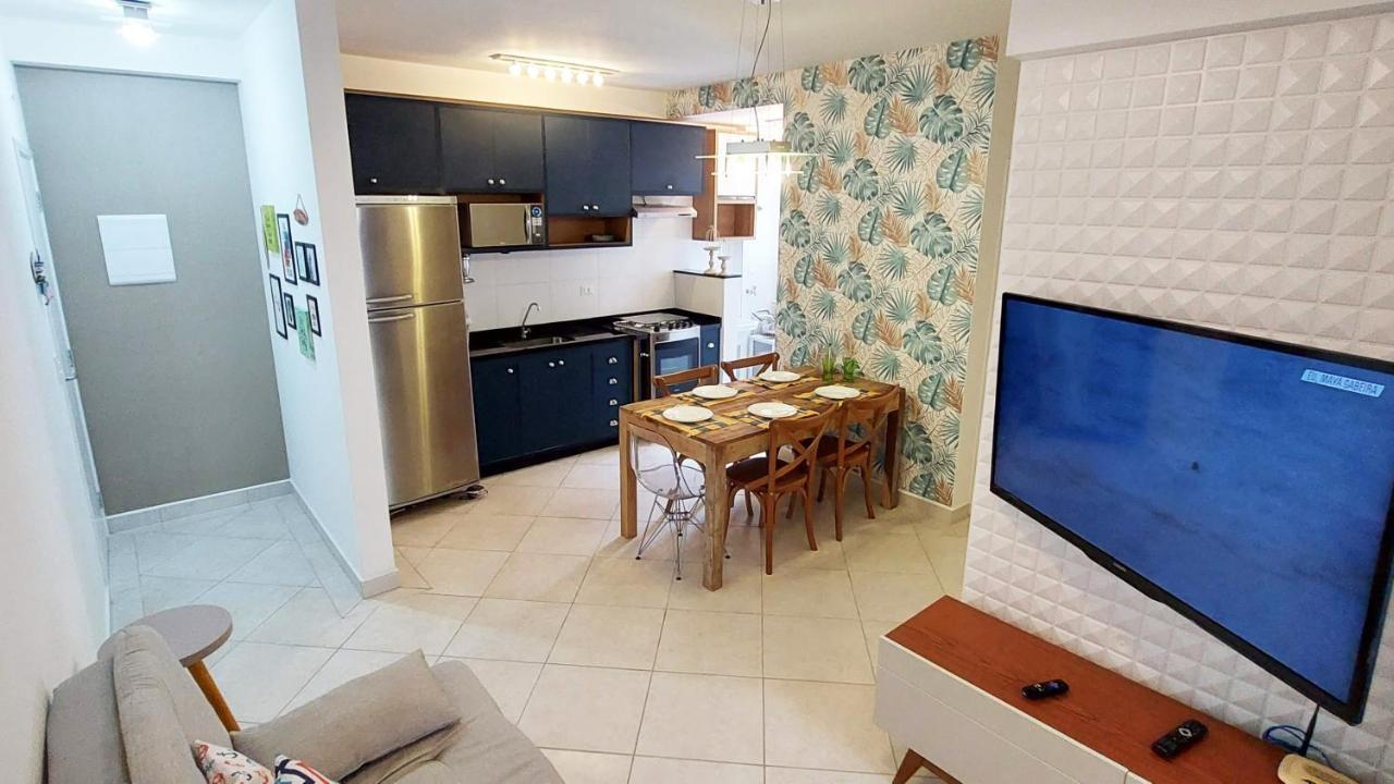Apartamento Ubatuba Itagua - Ar - Wifi Kültér fotó