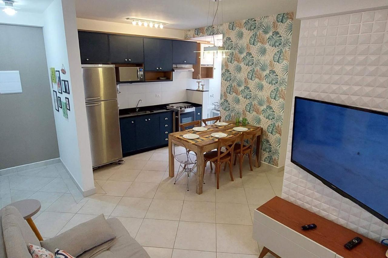 Apartamento Ubatuba Itagua - Ar - Wifi Kültér fotó
